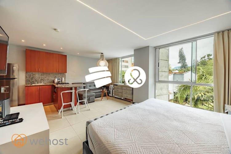 Apartamento de 1 alcoba en venta en La Florida, Medellín, 38 m² · foto 5 de 16