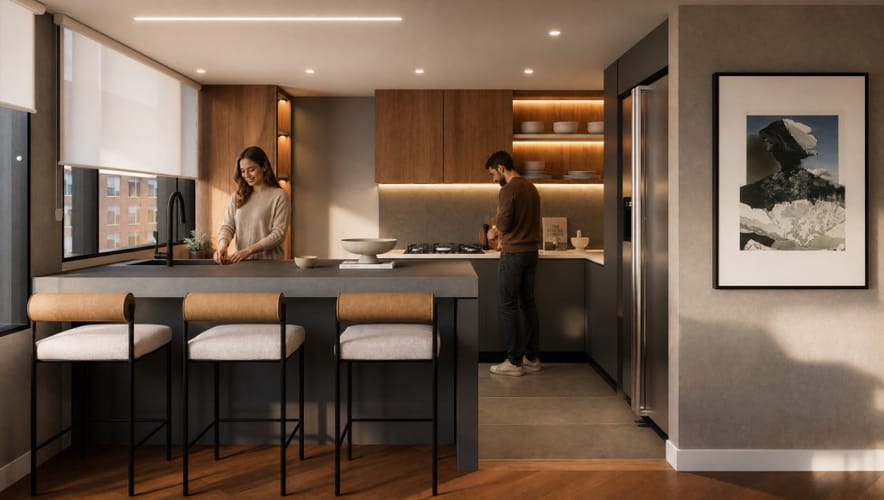 Apartamento de 2 alcobas en venta en Chico, Bogotá, 108 m² · foto 3 de 8