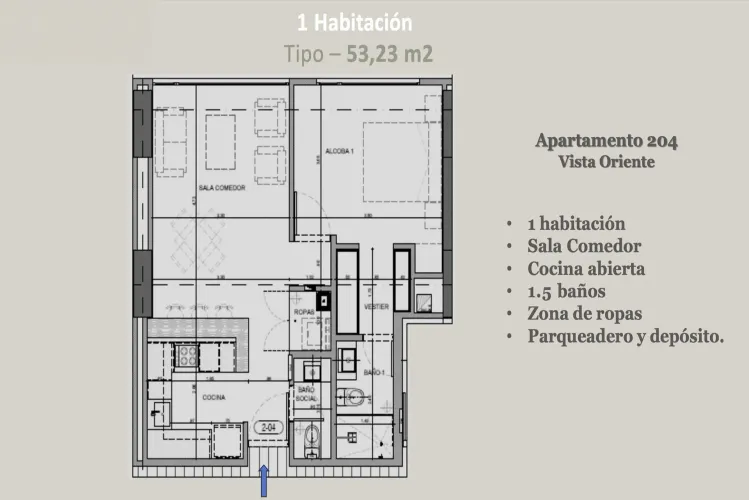 Apartamento en venta en Santa Barbara, Bogotá · foto 3 de 12