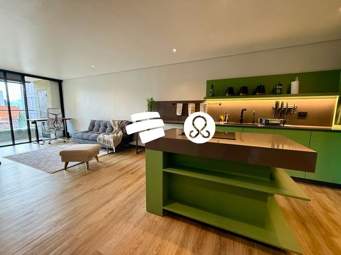 Apartamento de 1 alcoba en venta en El Poblado, Medellín, 66 m² · foto 8 de 12