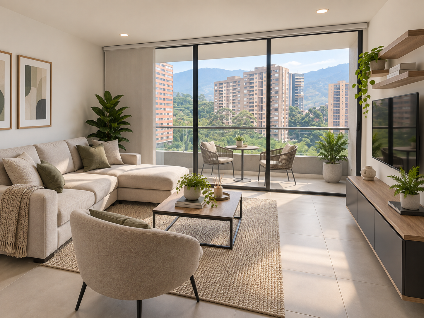 Apartment for rent in Loma del Escobero, Envigado