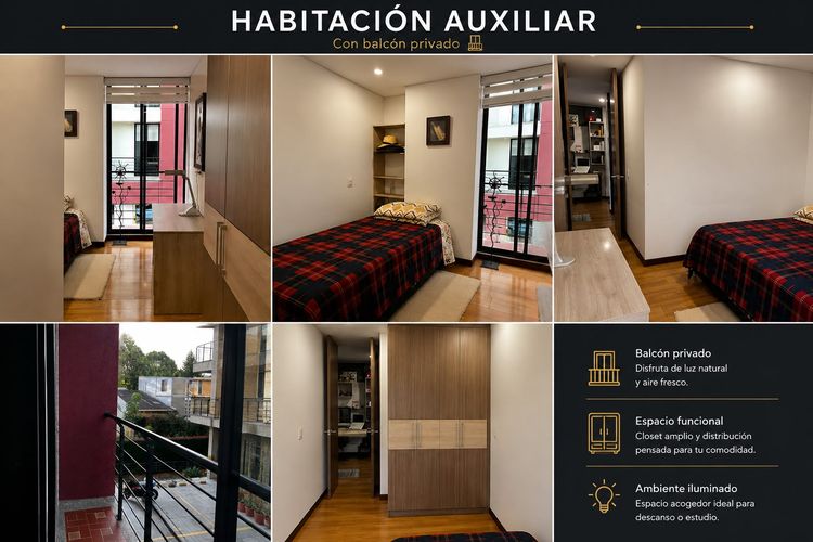 Apartamento de 2 alcobas en venta en La Estrella, Chía, 71 m² · foto 2 de 24