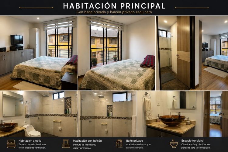 Apartamento de 2 alcobas en venta en La Estrella, Chía, 71 m² · foto 3 de 24