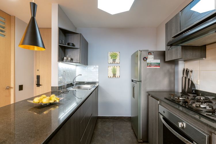 Apartamento de 1 alcoba en arriendo en Los Balsos, Medellín, 60 m² · foto 3 de 21