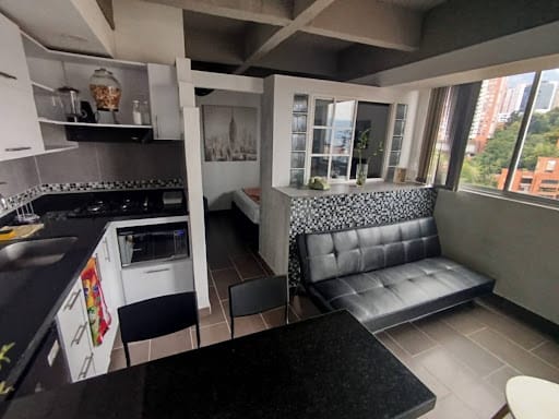 Apartaestudio en arriendo en Lalinde, Medellín, 35 m² · foto 5 de 14