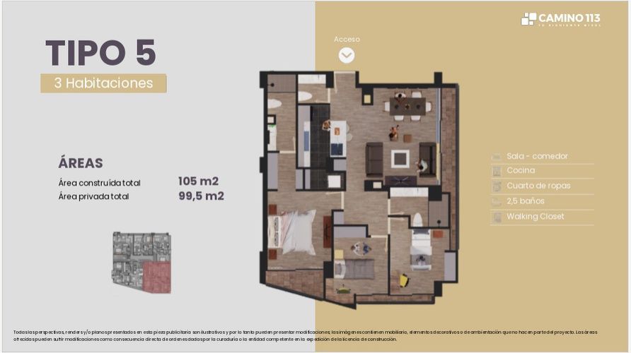 Apartamento en venta en Santa Barbara, Bogotá · foto 2 de 5