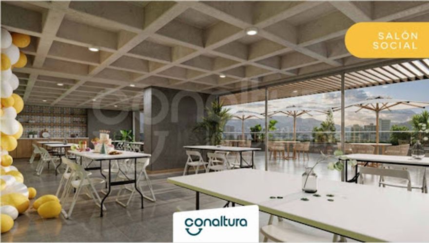 Apartamento de 2 alcobas en venta en Las Flores, Sabaneta, 69 m² · foto 7 de 12