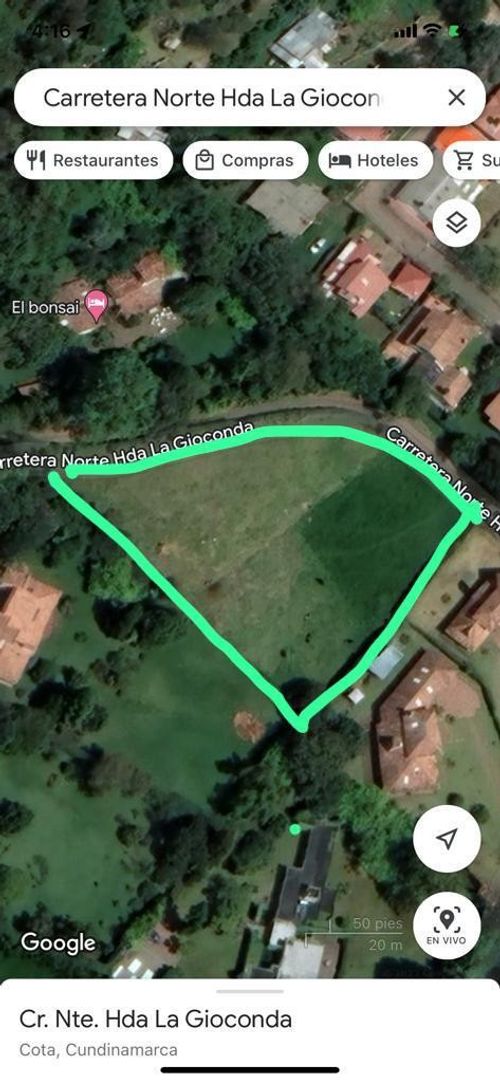 Lote en venta en Siberia, Cota, 3510 m² · foto 2 de 10