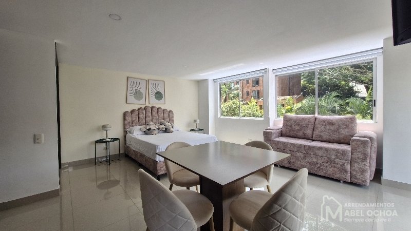 Apartaestudio en Arriendo en El Poblado, Medellín