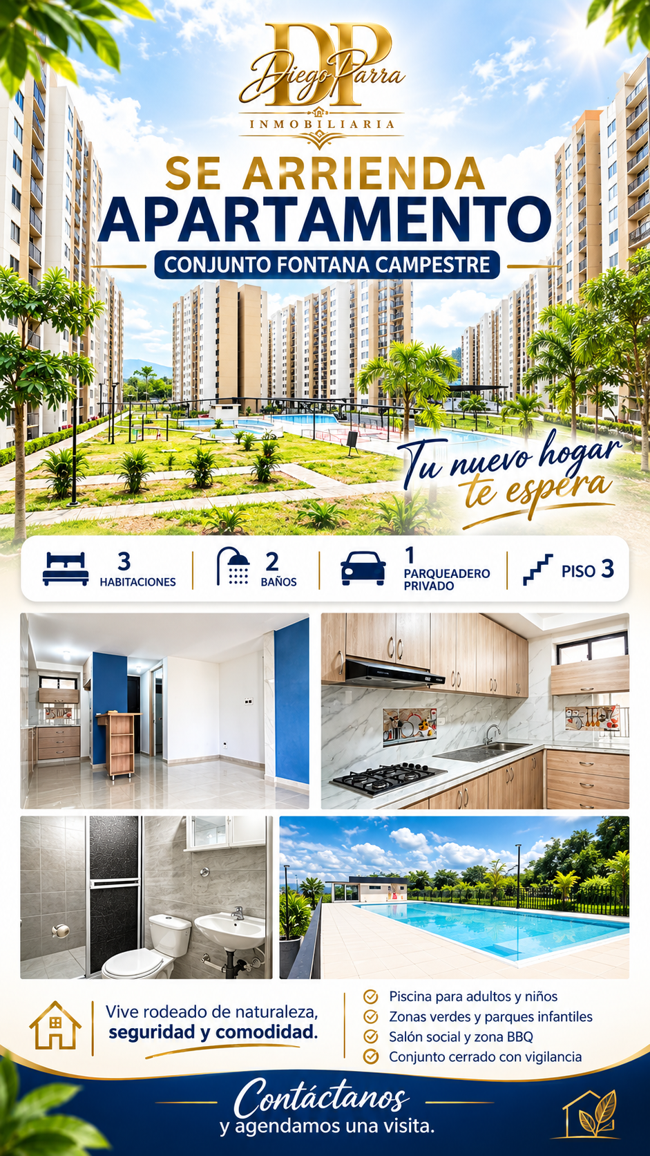 Apartamento en Arriendo en Fontana, Ibagué