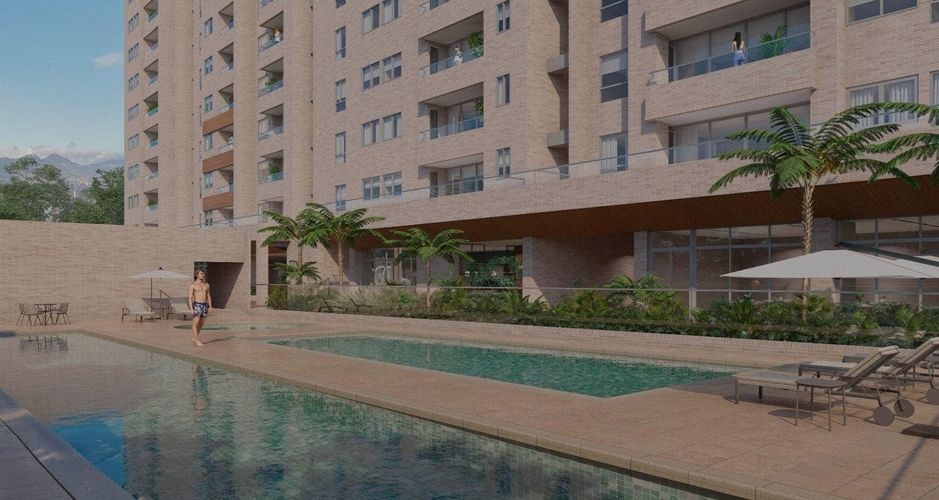 Apartaestudio en venta en Toscana, Medellín, 50 m² · foto 2 de 7