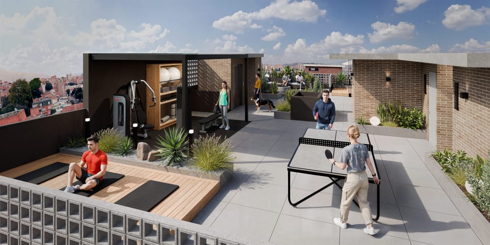 Apartaestudio en venta en Cedritos, Bogotá, 21 m² · foto 9 de 10