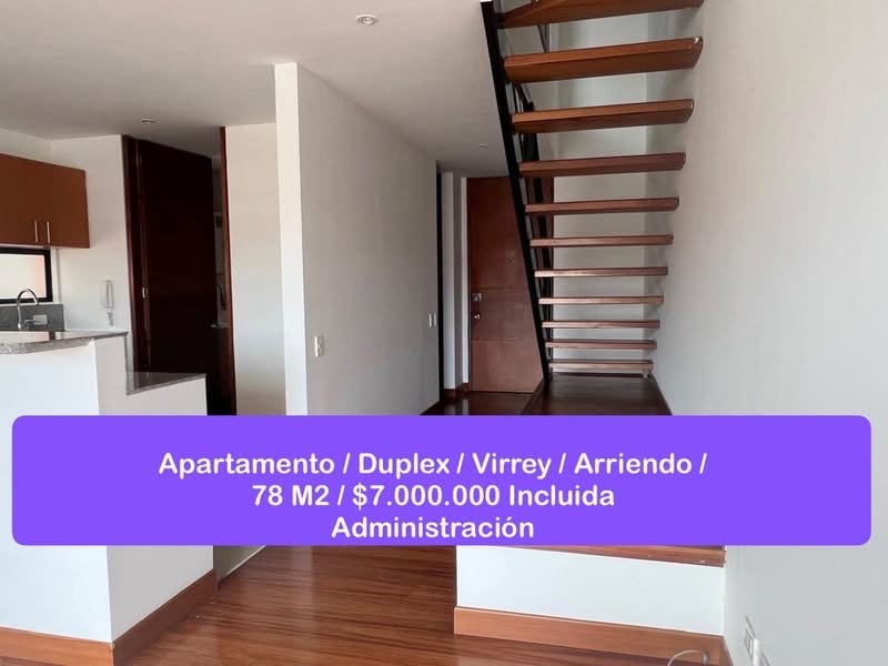 Apartment for rent in El virrey, Bogotá