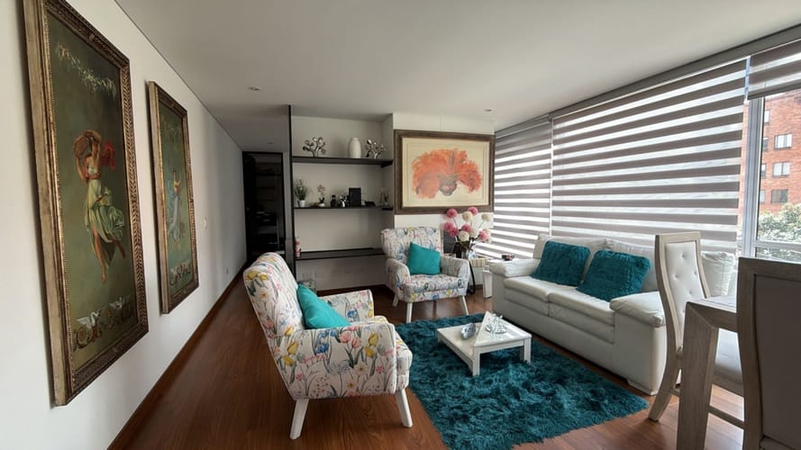 Apartamento de 1 alcoba en arriendo en Chico Norte, Bogotá, 57 m² · foto 4 de 24