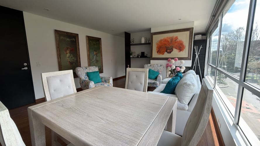 Apartamento de 1 alcoba en arriendo en Chico Norte, Bogotá, 57 m² · foto 6 de 24