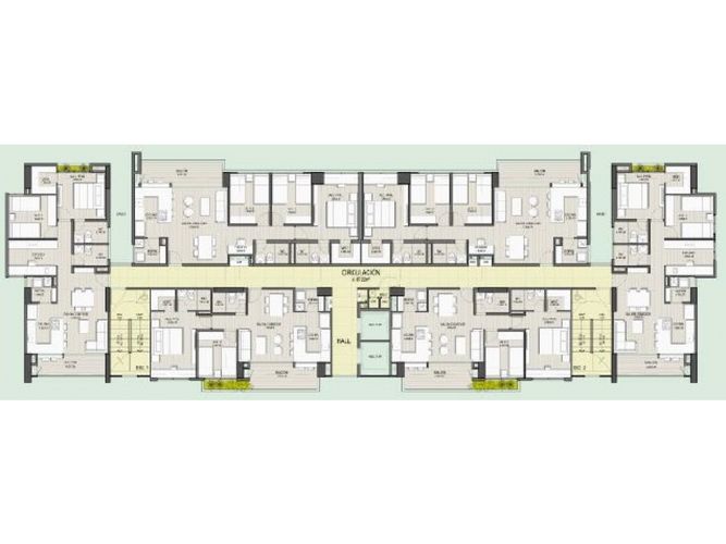 Apartamento de 2 alcobas en venta en Llano Grande, Rionegro, 75 m² · foto 2 de 3