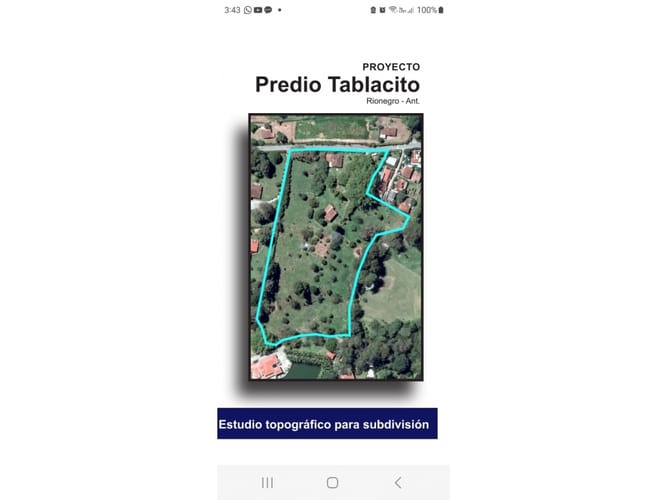 Lote en venta en Centro, Rionegro, 164 m² · foto 2 de 6