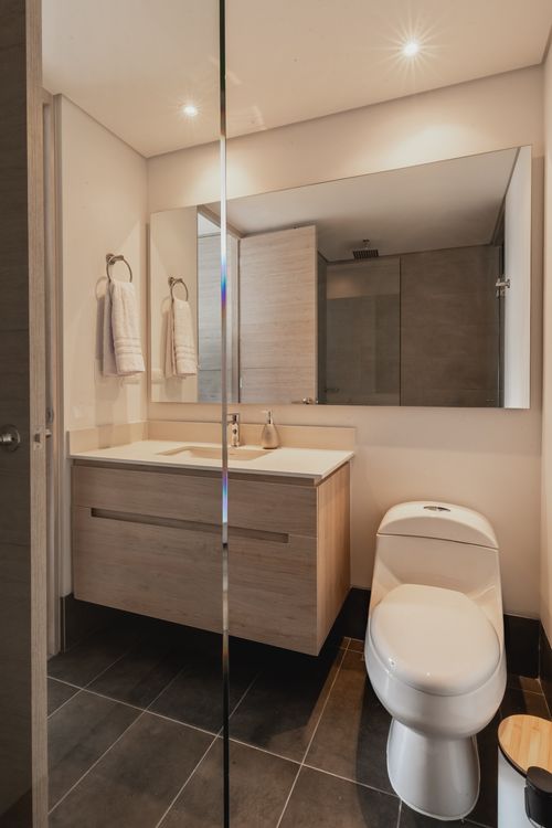 Apartamento de 1 alcoba en arriendo en Los Balsos, Medellín, 45 m² · foto 8 de 9