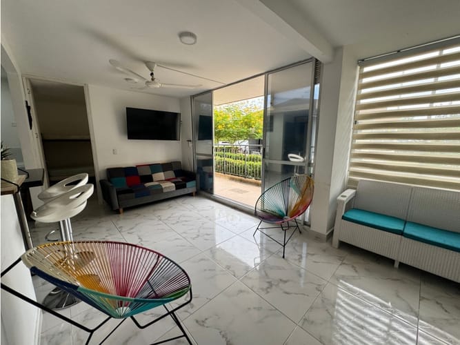 Apartamento de 2 alcobas en arriendo en Las Palmas, Ricaurte, 52 m² · foto 5 de 21