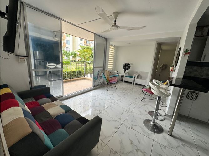 Apartamento de 2 alcobas en arriendo en Las Palmas, Ricaurte, 52 m² · foto 6 de 21