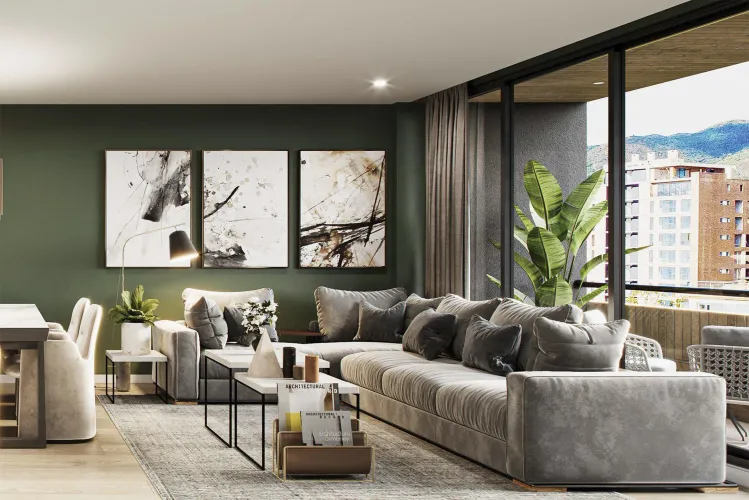 Apartamento de 3 alcobas en venta en Chicó Reservado, Bogotá, 130 m² · foto 2 de 8