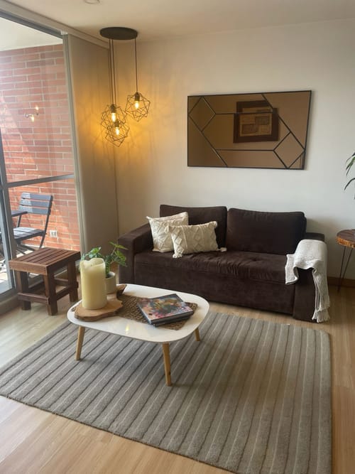 Apartamento de 1 alcoba en arriendo en Los Balsos, Medellín, 53 m² · foto 3 de 17