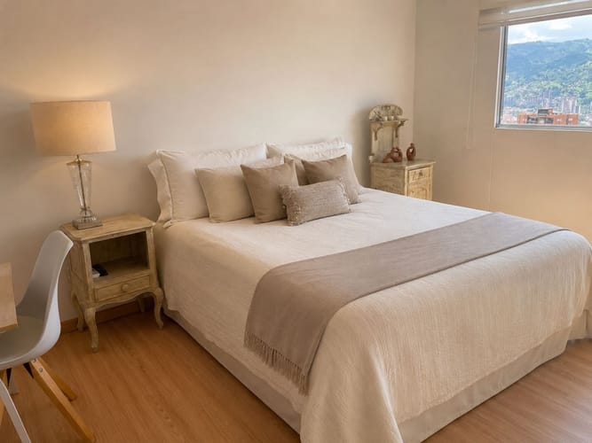 Apartamento de 1 alcoba en arriendo en Los Balsos, Medellín, 53 m² · foto 10 de 17