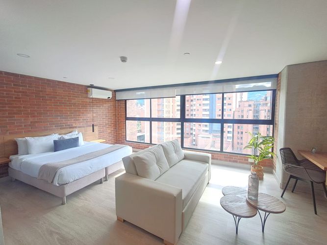 Apartamento de 1 alcoba en arriendo en Las Acacias, Medellín, 42 m² · foto 8 de 12