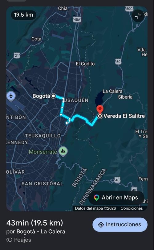 Finca en venta en El Salitre, La Calera, 40832 m² · foto 5 de 19