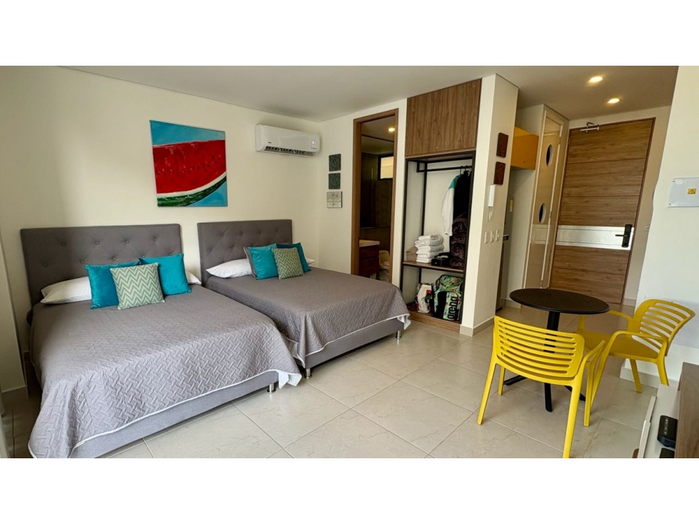 Apartaestudio en arriendo en Pozos Colorados, Santa Marta · foto 5 de 24