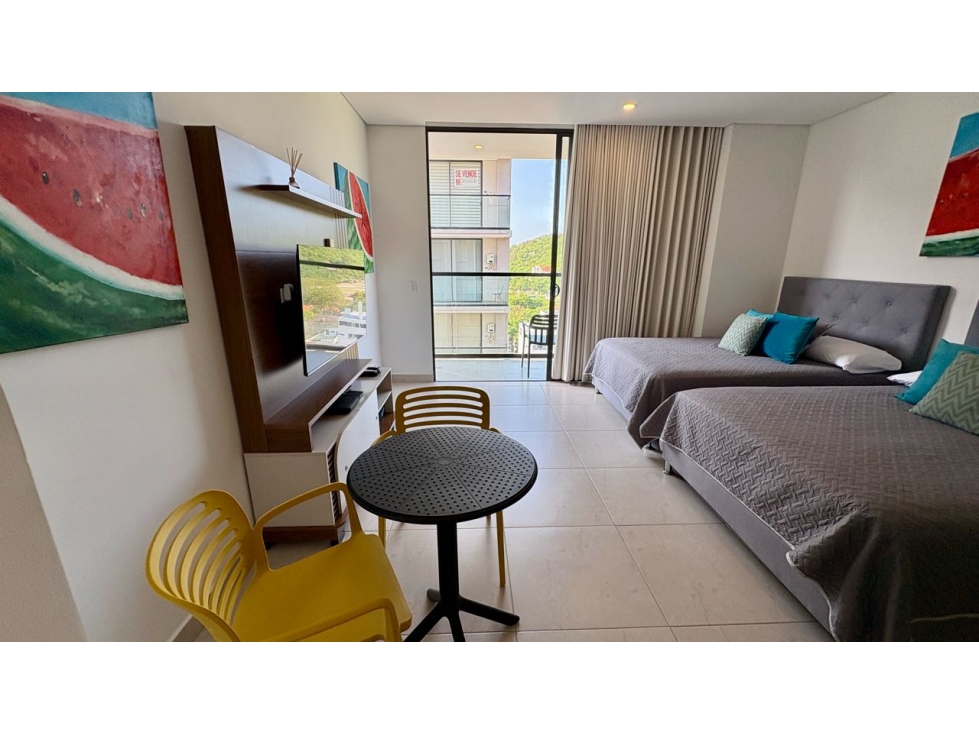 Apartaestudio en arriendo en Pozos Colorados, Santa Marta · foto 8 de 24