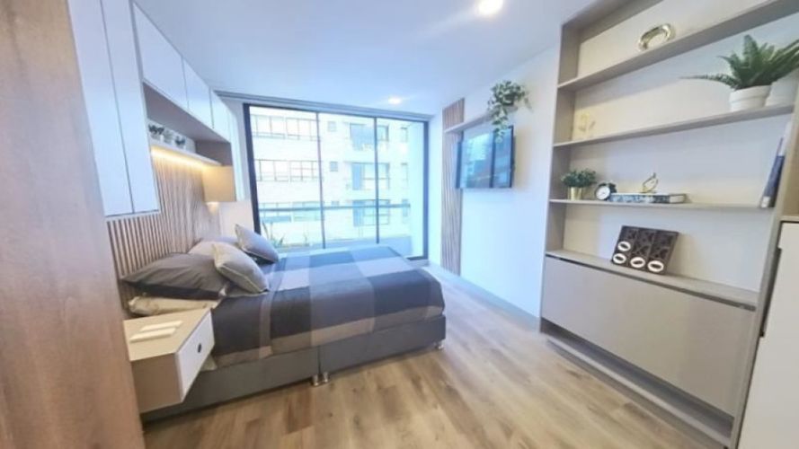 Apartaestudio en venta en Chico Norte, Bogotá, 26 m² · foto 2 de 21