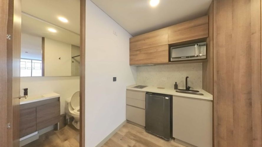 Apartaestudio en venta en Chico Norte, Bogotá, 26 m² · foto 4 de 21
