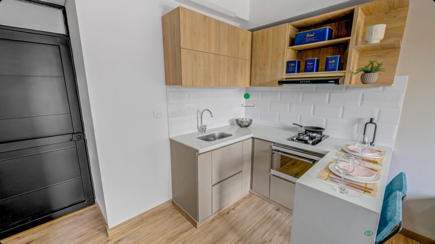 Apartaestudio en venta en Ricaurte, Bogotá, 32 m² · foto 2 de 24