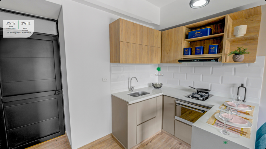 Apartaestudio en venta en Ricaurte, Bogotá, 32 m² · foto 22 de 24