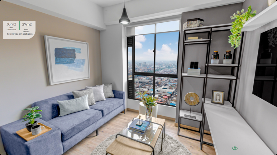 Apartaestudio en venta en Ricaurte, Bogotá, 32 m² · foto 23 de 24