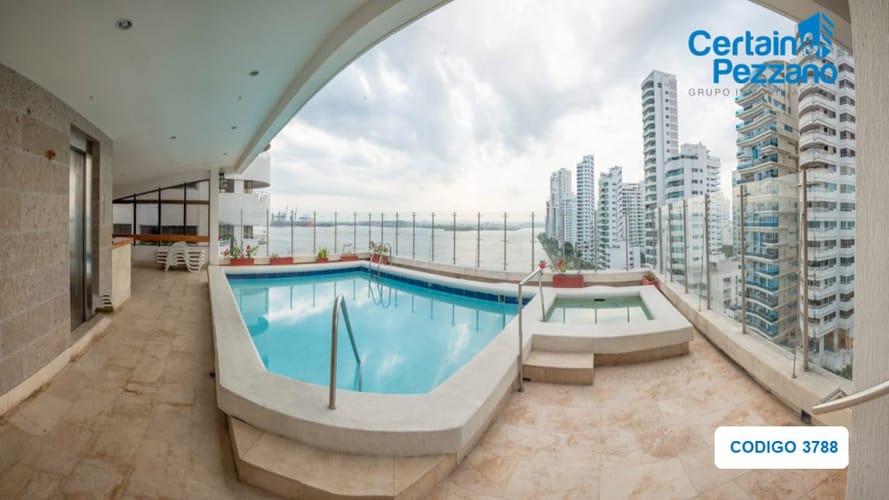 Apartamento en Arriendo en Bocagrande, Cartagena