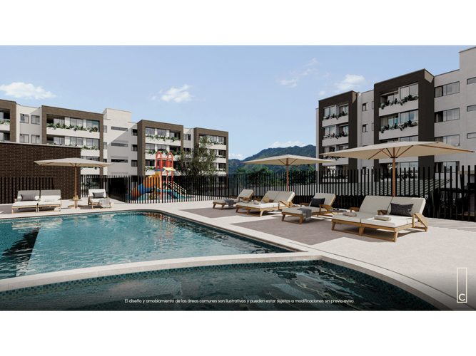 Apartamento de 3 alcobas en venta en Lomitas, La Ceja, 75 m² · foto 15 de 24