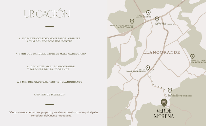 Lote en venta en Cabeceras De Llanogrande, Rionegro, 1000 m² · foto 9 de 9