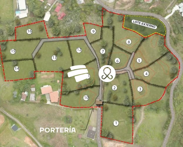 Lote en venta en San Jose, Guarne, 1800 m² · foto 2 de 2