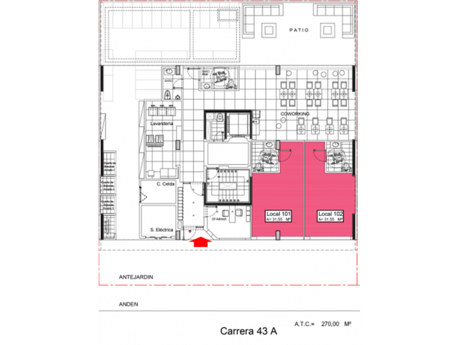 Apartaestudio en venta en Quinta Paredes, Bogotá, 20 m² · foto 5 de 5
