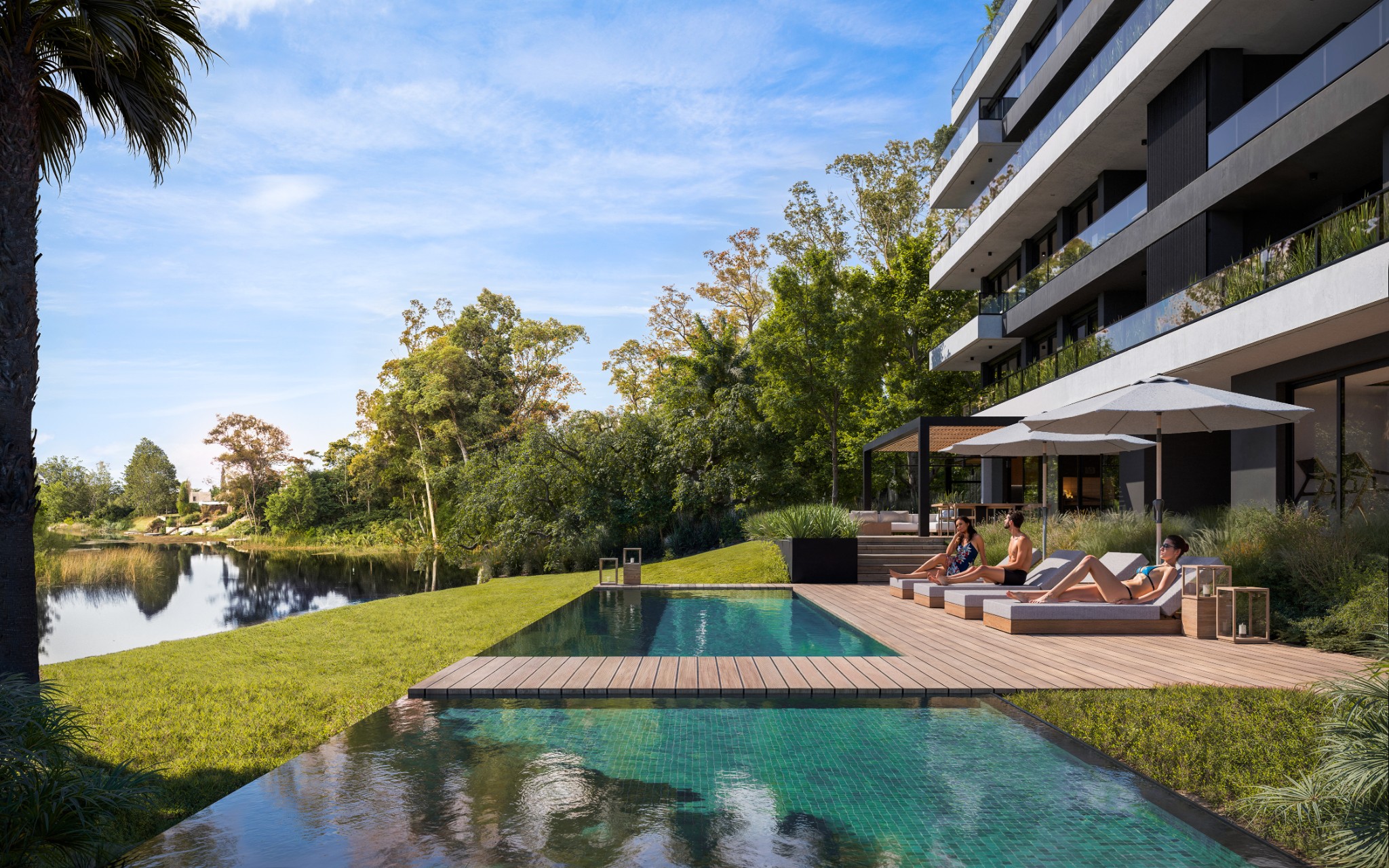 Exclusivo Edificio Aruma | Apto de 2 Dormitorios, 1 baño | FRENTE AL LAGO | Parque Miramar - foto 1
