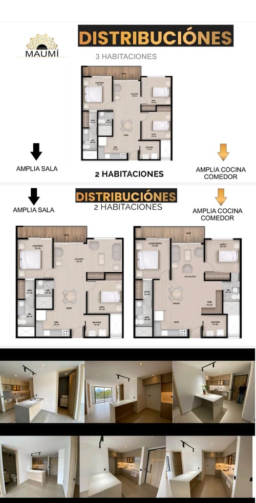 Apartamento de 3 alcobas en venta en La Ceja, 75 m² · foto 8 de 8