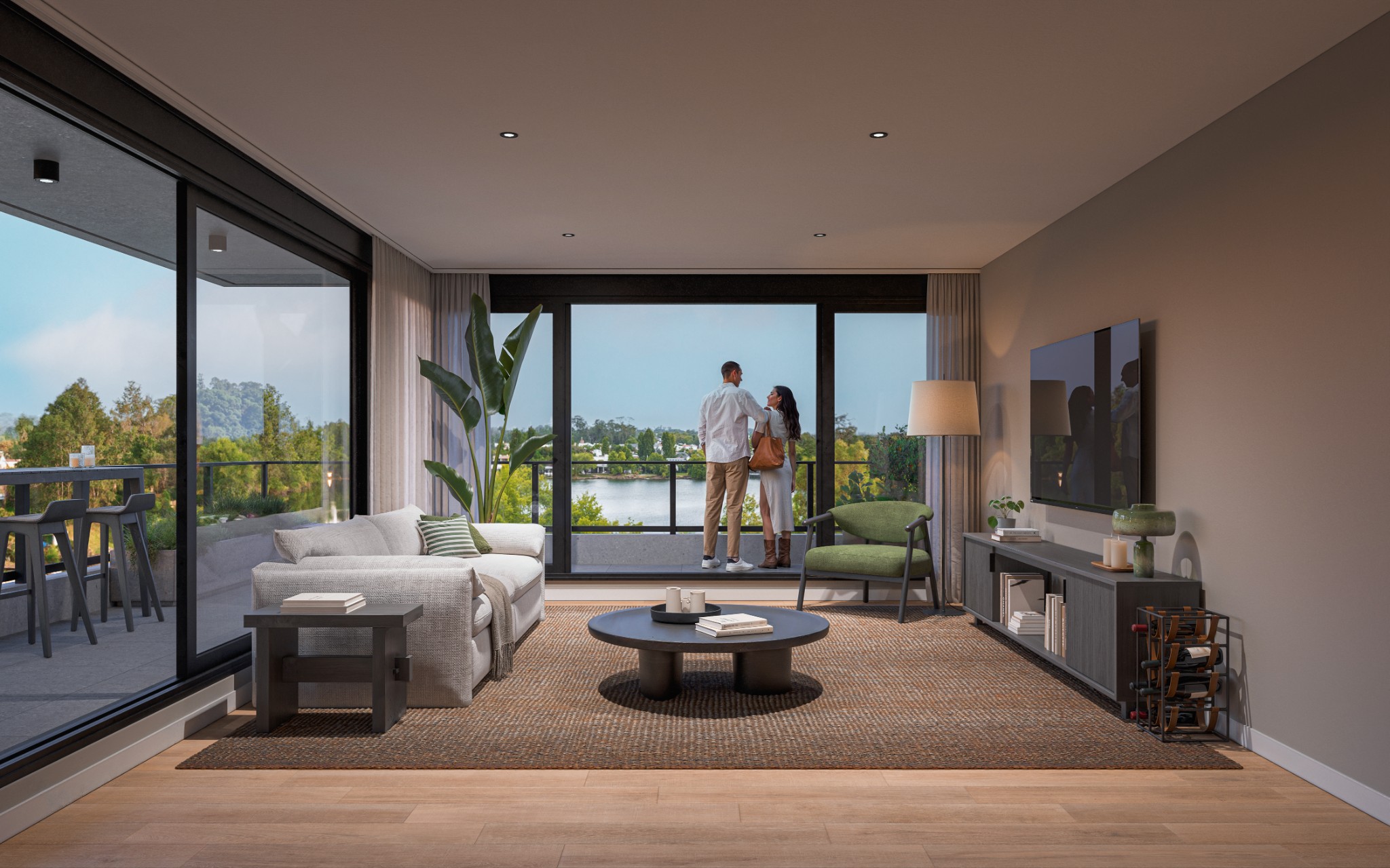 Oportunidad Edificio Aruma | Apto de 3 Dormitorio, 2 baños | FRENTE AL LAGO | Parque Miramar - foto 4