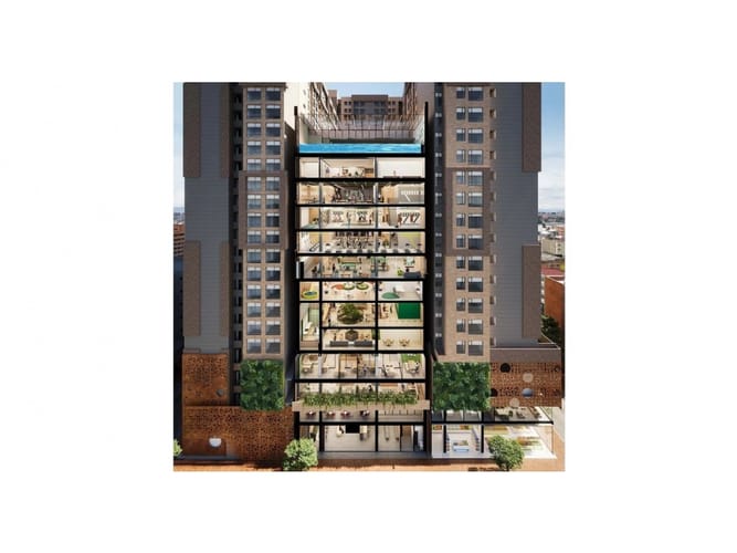 Apartaestudio en venta en Paloquemao, Bogotá, 31 m² · foto 4 de 15