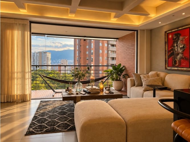 Apartamento de 2 alcobas en venta en Los Naranjos, Medellín, 118 m² · foto 4 de 8