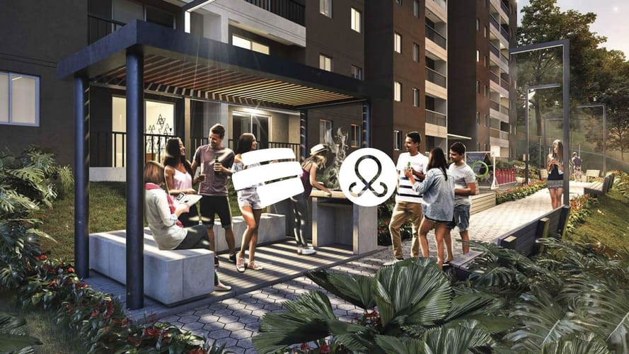 Apartamento de 2 alcobas en venta en Las Lomitas, Sabaneta, 49 m² · foto 14 de 16