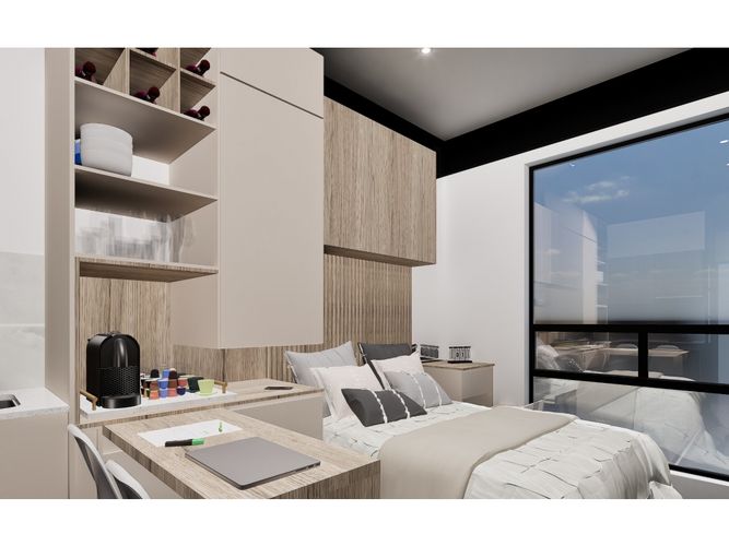 Apartaestudio en venta en Chico, Bogotá, 16 m² · foto 2 de 9