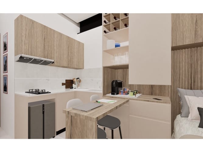 Apartaestudio en venta en Chico, Bogotá, 16 m² · foto 4 de 9