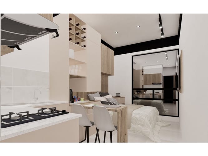 Apartaestudio en venta en Chico, Bogotá, 16 m² · foto 6 de 9